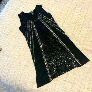 Black Sequin Dress